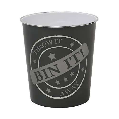 Jvl Compact Waste Paper Bin – Sleek Small-Scale Desktop Or Office Trash Can 1