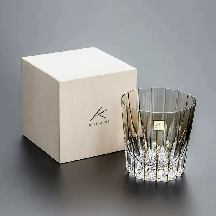 Kagami Crystal Royale Starburst Whisky Glass – Luxury Edo Kiriko Edition With Signature Gift Box 1