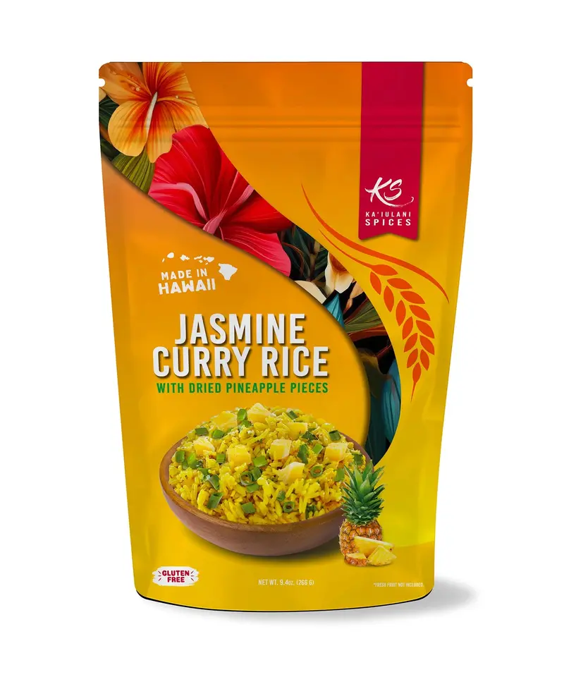 Ka’Iulani Pineapple Curry White Rice Kit – Authentic Hawaiian Seasoning (9.4 Oz Or 16 Oz) 1