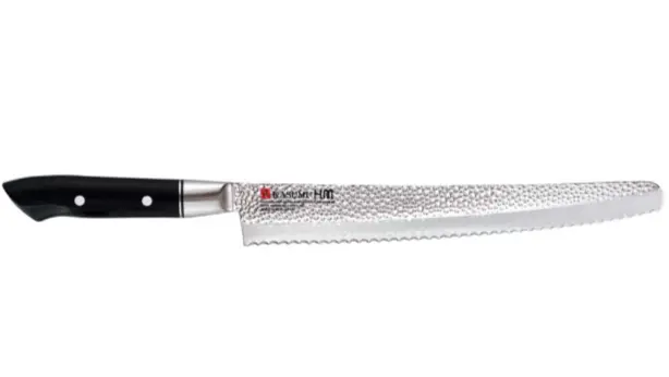 Kasumi Hammered-Texture 10-Inch Bread Knife 1