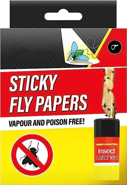 Kav 16-Pack Sticky Fly Traps – Indoor & Outdoor Pest Control For Flies, Moths & Fruit Flies 1