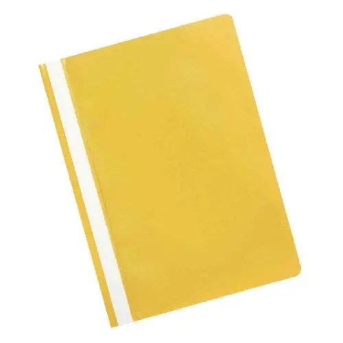 Kav 25-Pack Assorted-Colored A4 Project Folders With Index Strips And Prongs 5