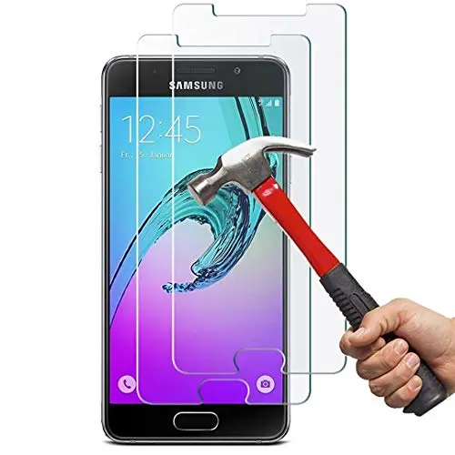Kav 3-Pack Tempered Glass Screen Protector For Samsung Galaxy A5 (2017) – 9H Hardness, Universal Fit 1