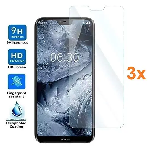 Kav 3-Pack Tempered Glass Screen Protectors For Nokia 3 – 9H Hardness, Scratch & Shatter Resistant 1