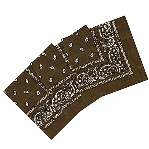 Kav 3-Piece Multifunctional Bandana Set – 55X55 Cm Paisley Cowboy Scarves For Face Mask, Head Wrap, Wristband, Or Outdoor Sport Use (Unisex, Assorted Prints) 1