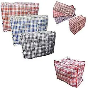 Kav 6-Pack Reusable Laundry Bags – Extra-Large Zipped Storage Bags For Shopping, Travel, Or Linen Organization 1