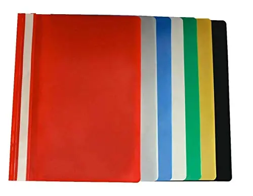 Kav A4 Project Folders (25-Pack) – Color-Assorted Boardroom Dossiers With Index Strips & 2-Prong Binding 1
