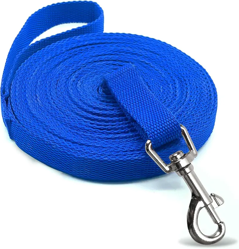 Kav Adjustable Dog Training Lead – 10M Nylon Puppy Leash With Swivel Clip & Ergonomic Hand Strap 1