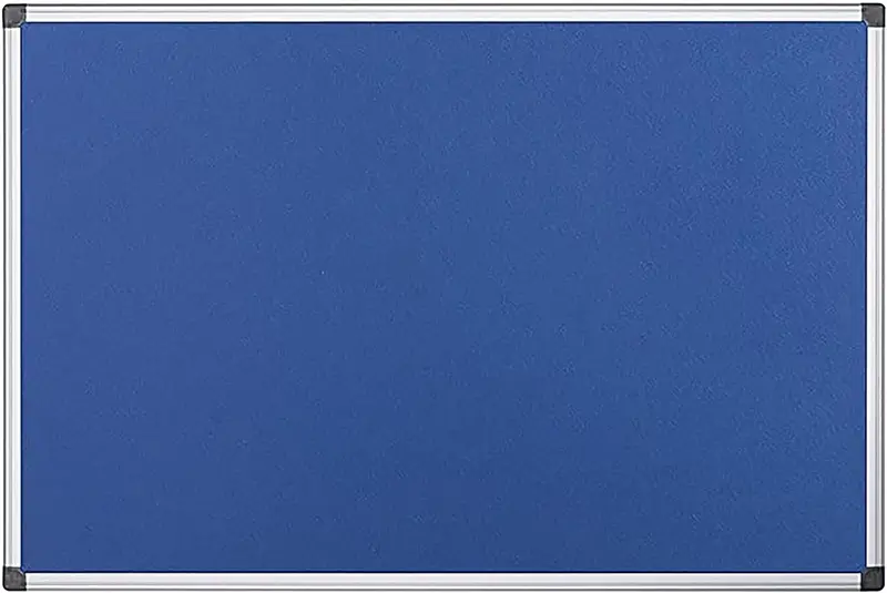 Kav Aluminium-Framed Felt Notice Board: 60Cm × 45Cm Bulletin Display Board For Offices, Schools & Homes 1
