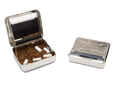 Kav Automatic Cigarette Rolling Machine – Compact Tobacco Roller With Integrated Storage Tin & Carry Case 1