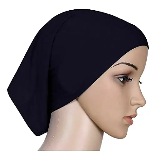 Kav Cotton Inner Hijab Tube – Elastic Sweat-Absorbing Headscarf Liner For Women & Girls 1