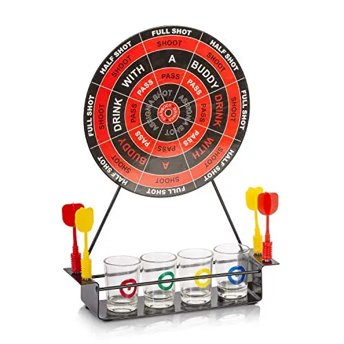 Kav Fun Magnetic Dart Board Game Set With Shot Glasses & Darts – Party Drinking Game For Holidays And Celebrations 1