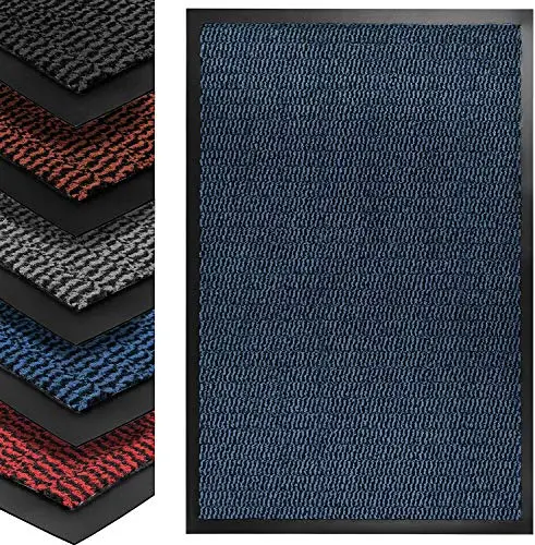 Kav Heavy-Duty Non-Slip Door Mat – All-Weather Indoor/Outdoor Entry Rug With Shoe-Scraping Surface 1