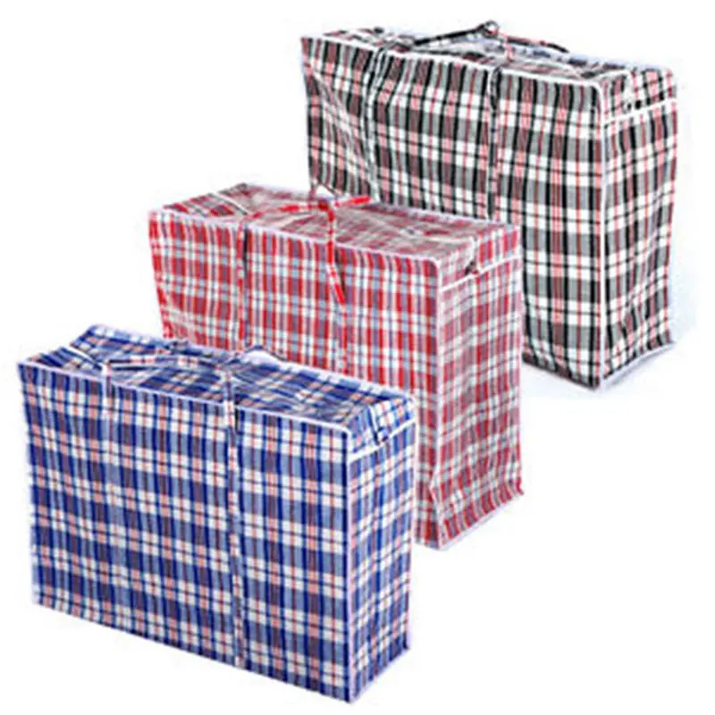 Kav Jumbo Foldable Laundry Bag – Heavy-Duty Zippered Plastic Carrier With Reinforced Handles For Clothes & Linens 1
