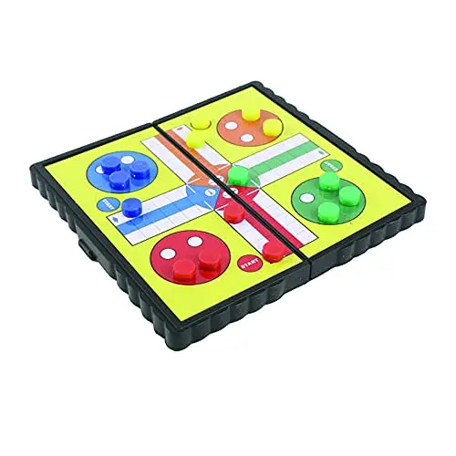 Kav Magnetic Travel Ludo Game – Portable Parchisi Board Set With Dice & Pieces For 2–4 Players, Ideal For Kids & Adults 1