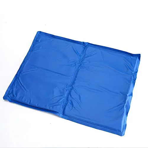 Kav Medium-To-Large Self-Cooling Pet Mat (40X60 Cm) – Reusable Gel Ice Pad For Summer Heat Relief, Waterproof & Safe For Indoor/Outdoor, Cars, Kennels (Blue) 1