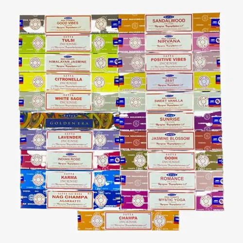 Kav Nag Champa Incense Sticks – Authentic Fragrance Assortment, 4 Or 12 Stick Box For Home & Meditation 1