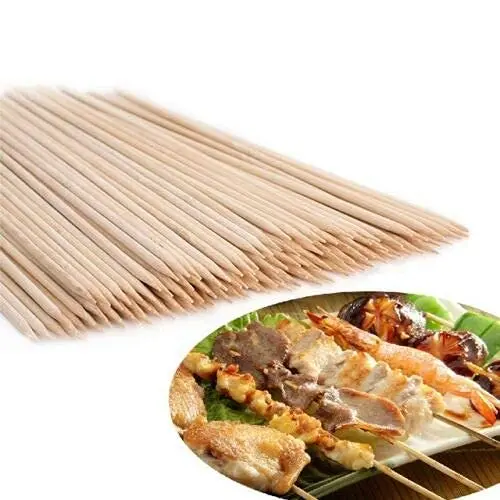 Kav Natural Bamboo Skewers – 35 Cm Grill & Kebab Sticks, Pack Of 100 1