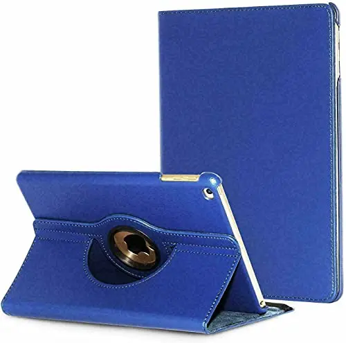 Kav Premium Leather Smart Case For Samsung Galaxy Tab A7 Lite (T220/T225) – 8.7″ Rotating Stand Cover, 2021 Model Compatible 1