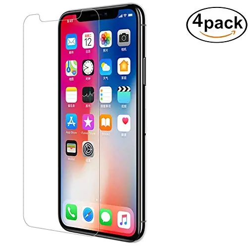 Kav Premium Tempered Glass Screen Protector For Iphone Xr – 4-Pack, 9H Hardness, Bubble-Free Fit 1