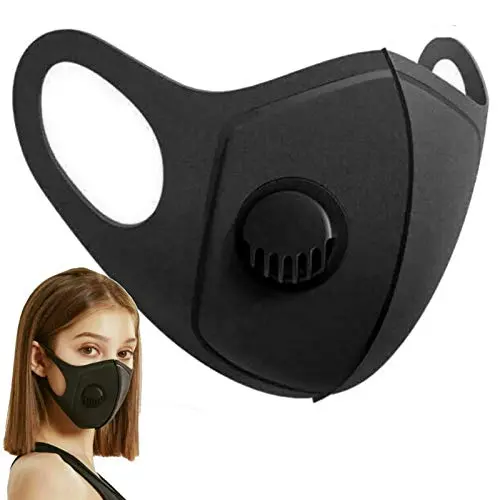 Kav Reusable Anti-Pollution Face Mask With Replaceable Filter – Washable Unisex Dust Mask 1
