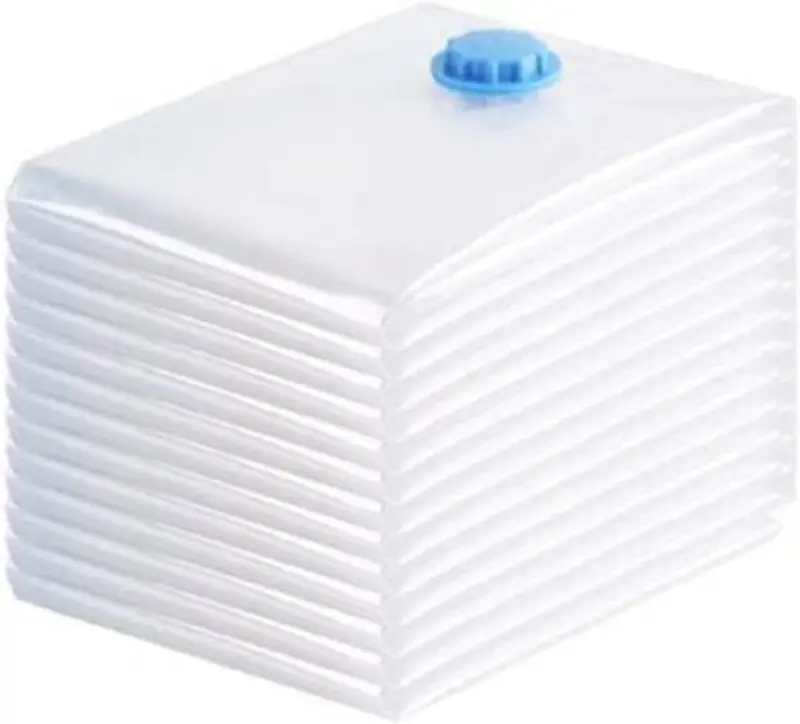 Kav Space-Saving Vacuum Storage Bags: 10-Pack Waterproof Compression Organisers For Clothes & Bedding 1