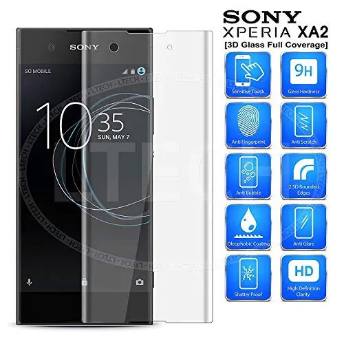 Kav Triple-Value Tempered Glass Screen Protector Pack For Sony Xperia Xa2 1