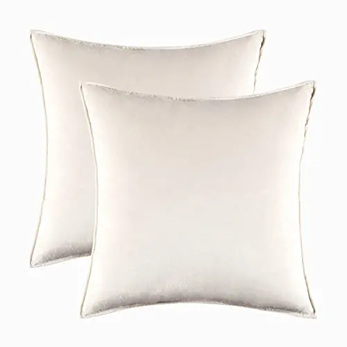 Kav Velvet Pillow Covers – 2-Pack Decorative Cushion Cases (45 X 45 Cm) For Sofas & Beds 1