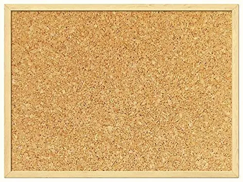 Kav Wooden-Framed Cork Noticeboard – Stylish Office, School, Or Home Bulletin Board 1