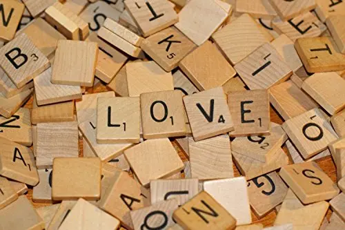 Kav Wooden Scrabble Tile Set – Standard 18.5 X 20.5 X 4.5 Mm Letter Tiles For Classic Word Games 1