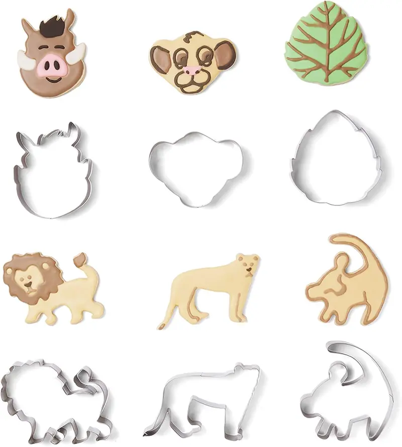 King Of Savannah Themed Cookie Cutter Set – Fox Run 1