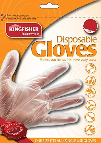 Kingfisher 100-Pack Disposable Gloves – Universal One-Size Fit For Hygiene & Safety 1