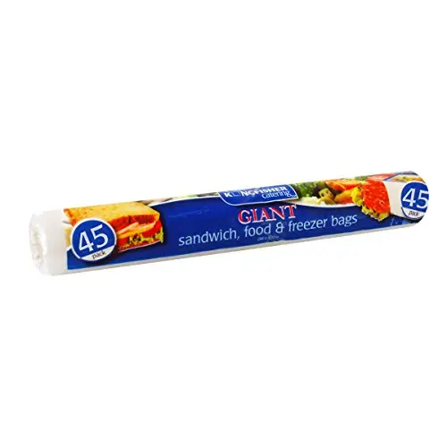 Kingfisher Kc45Fb Giant Freezer Bag Roll – 45Cm Width, Heavy-Duty Sandwich & Storage Bags 1