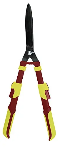 Kingfisher Pro Gold Deluxe Telescopic Hedge Shears – Adjustable Length Design 1