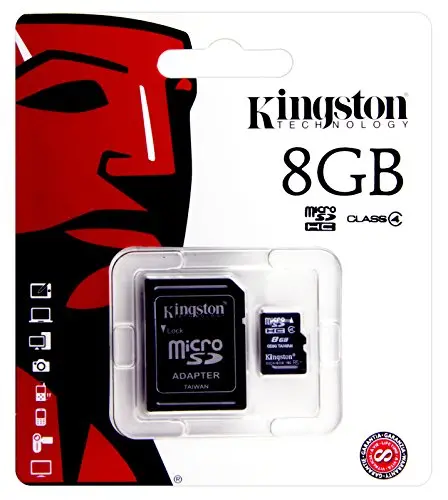 Kingston 8Gb Microsdhc Class 4 Card With Sd Adapter – Compatible With Lg G2 (D802) 1
