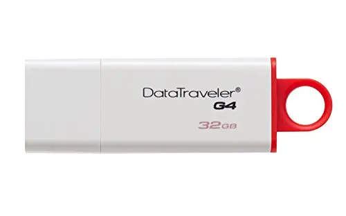 Kingston Datatraveler G4 32Gb Usb 3.0 Flash Drive – High-Speed Red And White Portable Storage 1