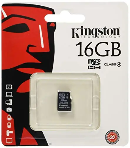 Kingston Microsdhc Sdc4/16Gbsp — 16Gb Class 4 Memory Card For Basic Devices & Budget Use 1
