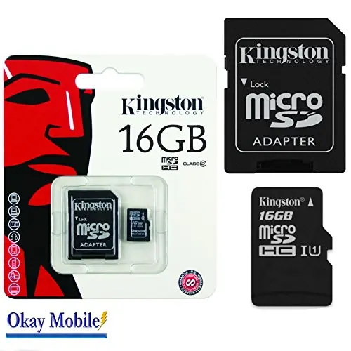 Kingston Original Microsdhc Card – 16Gb, Class 10, Compatible With Zte Blade L3 & V616Gb 1