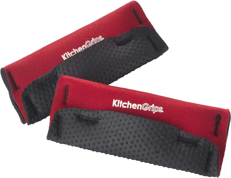 Kitchen Grips 2-Piece Loop-Style Handle Holders In Cherry-And-Black 1