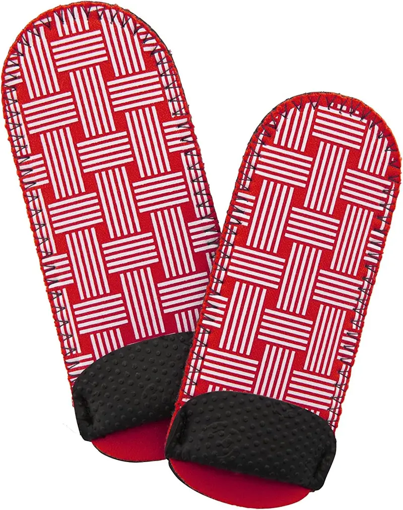 Kitchen Grips 2-Piece Woven Handle Holders In Cherry-And-White 1