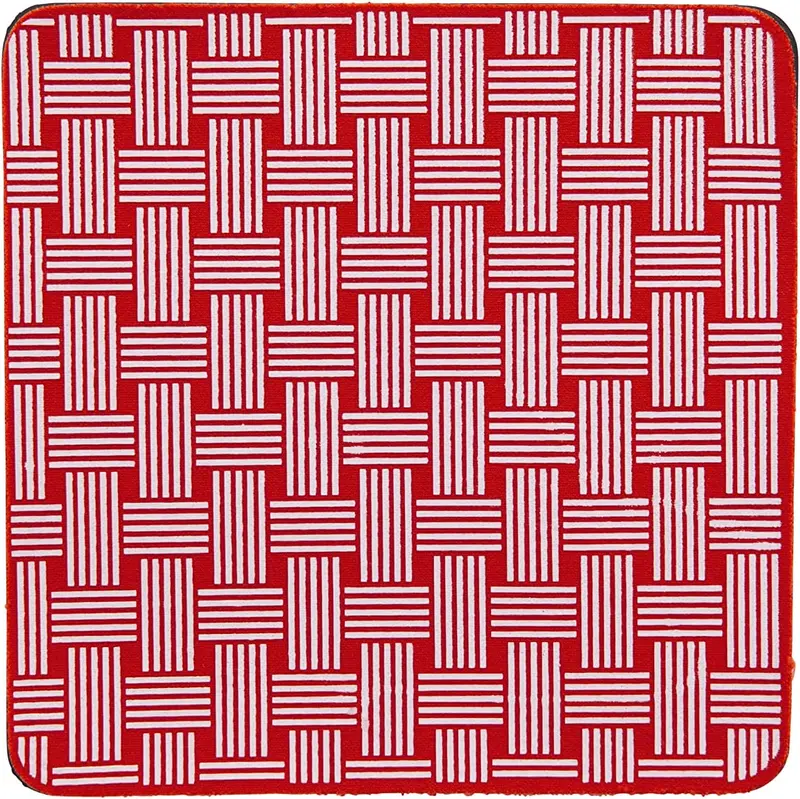 Kitchen Grips 2-Piece Woven Pot Grabbers In Cherry-And-White 1