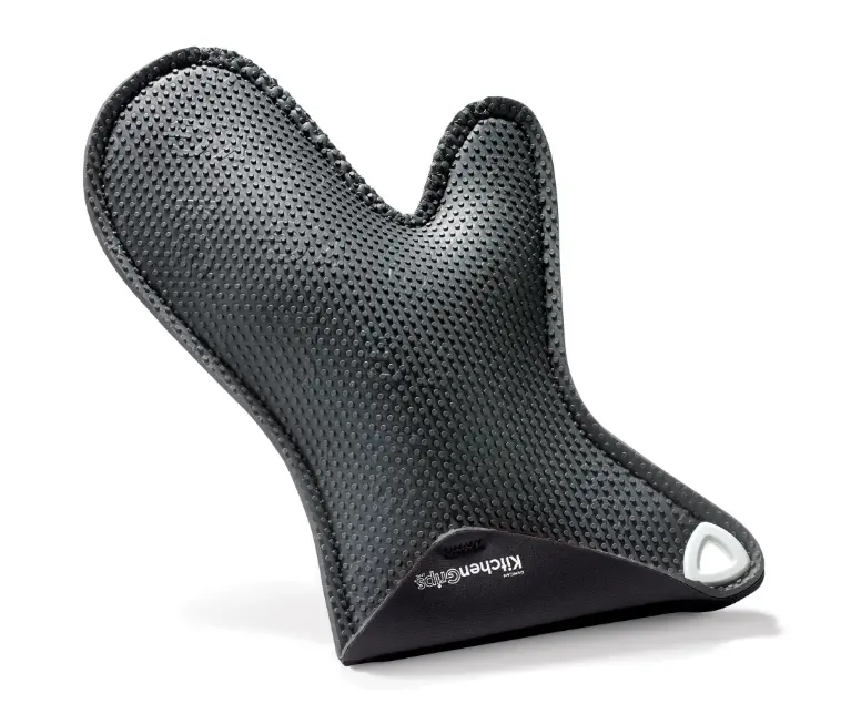 Kitchen Grips Kids’ Heat-Resistant Oven Mitt In All-Black 1