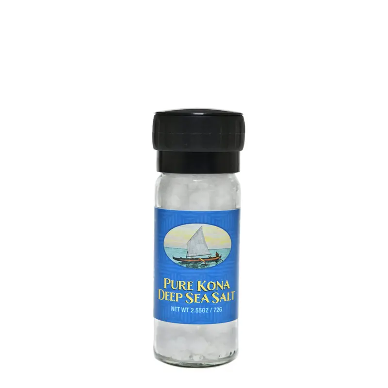 Kona Deep Sea Salt With Built-In Grinder – Pure Hawaiian Sea Salt 1