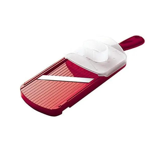 Kyocera Adjustable Mandoline Slicer – Red Ceramic Body 1