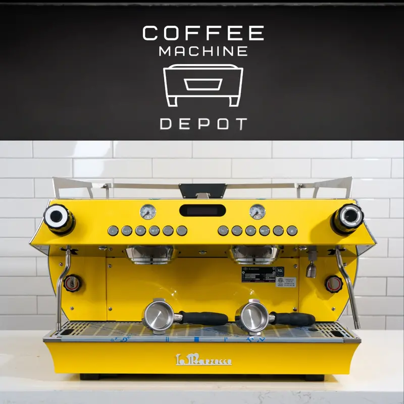 La Marzocco Gb5 S Dual-Group Commercial Espresso Machine – Vibrant Yellow Custom Build 1