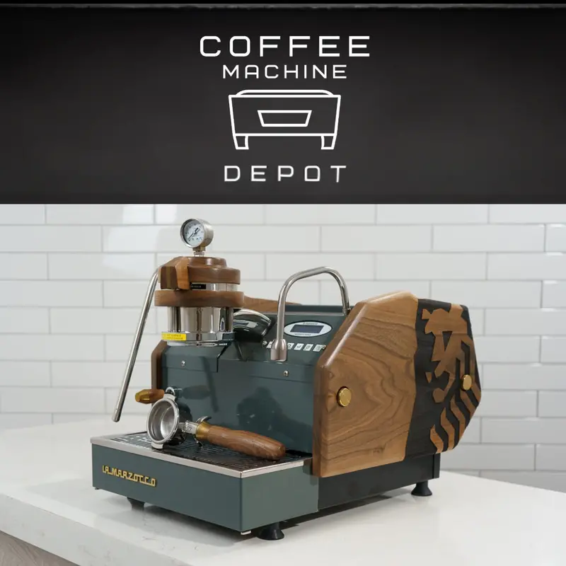 La Marzocco Gs3 Mp Single-Group Espresso Machine – Custom Charcoal Finish With Oak Accents 1