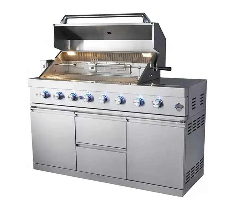 Large Capacity Salamander Grill With Integrated Skewer Compartments 1