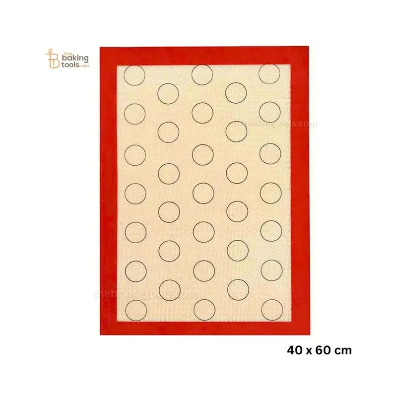 Large Non-Stick Silicone Macaron Baking Mat (40 X 60 Cm) 1