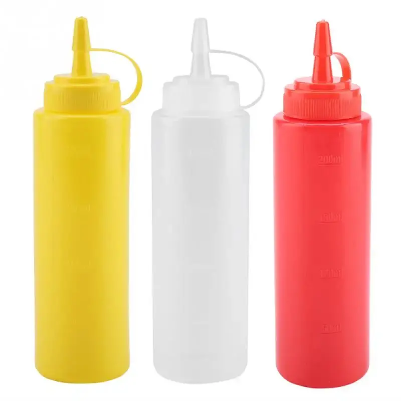 Leak-Proof Sauce Dispenser Bottle With Flip Cap 1