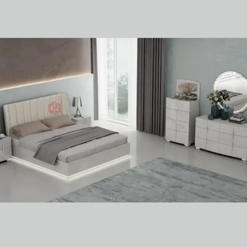 Led-Integrated Bedroom Furniture Set – Chrysley Collection 1